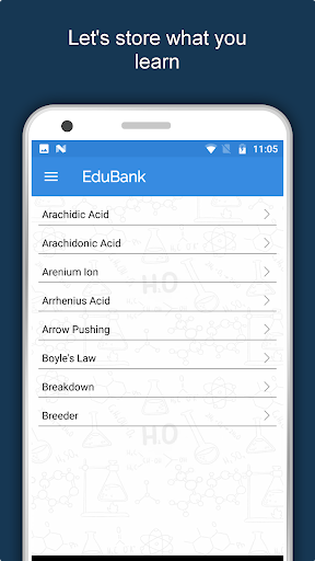 Screenshot of Chemistry Dictionary Offline