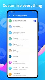 Cool R Launcher MOD APK for Android 11 (Prime Unlocked) 8
