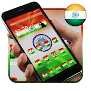 Elegant Indian Flag Launcher  Icon