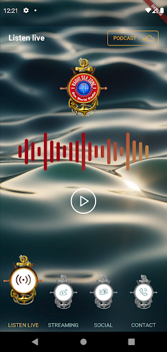 Android application Radio Sea zone screenshort