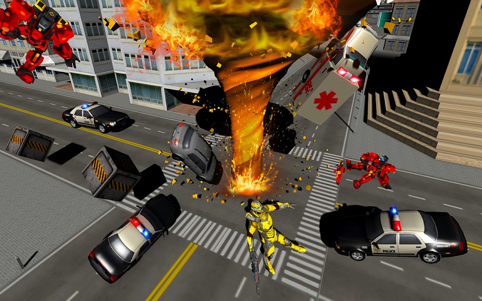 Imágen 14 Tornado Robot Car Battle:Real Robot Car Simulator android