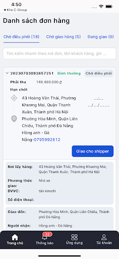 Giao vận C-Group Screen 3