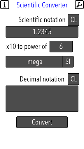 Scientific Converter Screen 2