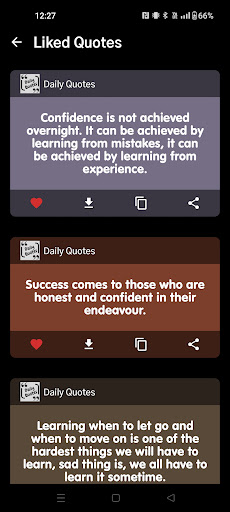 Daily Quotes And Satus Screen 2