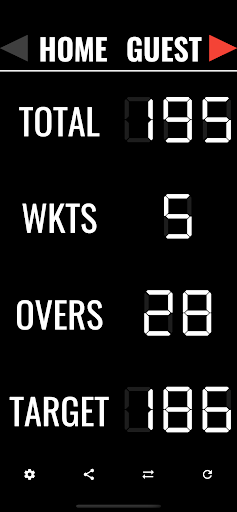 Cricket Scoreboard Screen 2