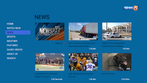 WXXV NEWS 25 Screen 2