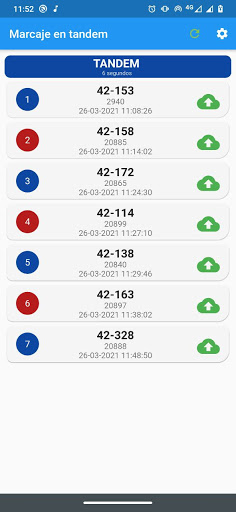Android application MAGTandems screenshort