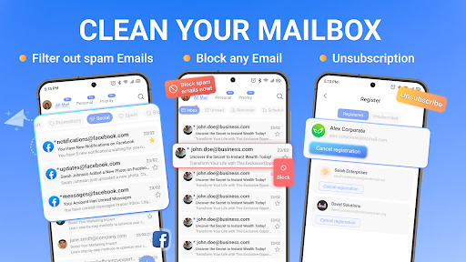 Screenshot of Email: AI Email, Mail Cleaner