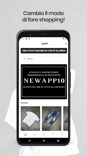 Android application Outsider Store screenshort