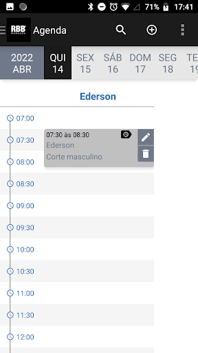 Android application RBB Manager screenshort