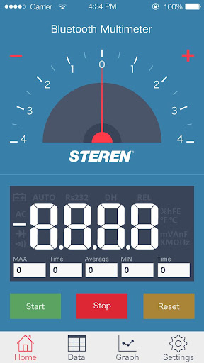 Bluetooth Multimeter Screen 2