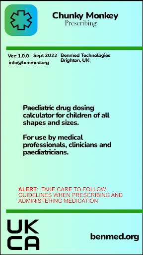 Android application Paeds Prescribing Pro screenshort