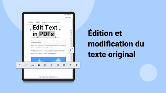 PDF Reader - Modifier PDF Capture d'écran