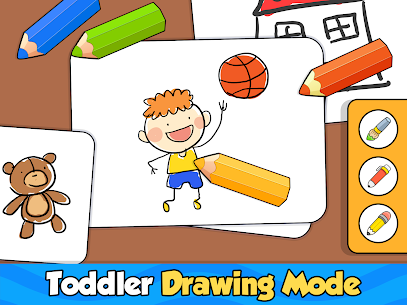 Baby Coloring games for kids with Glow Doodle 7