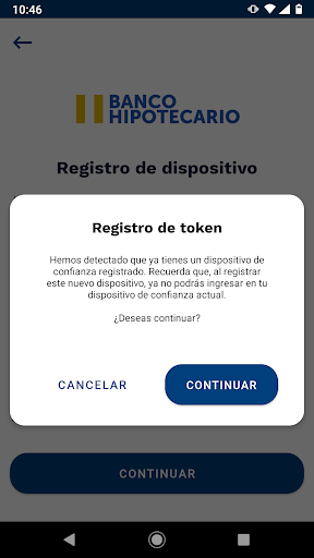 Banca Móvil BH Screen 3