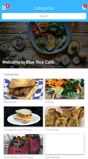 Blue Rice Cafe Screen 2