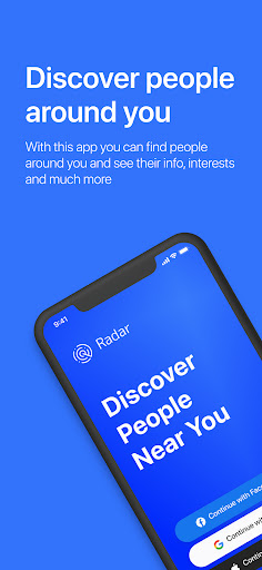 Android application Radar - Business & Networking screenshort