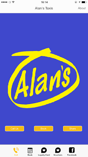 Android application Alans Taxis screenshort