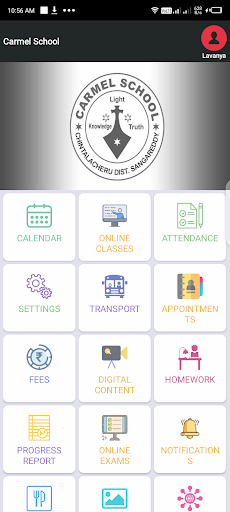 Android application Carmel School Parent App screenshort