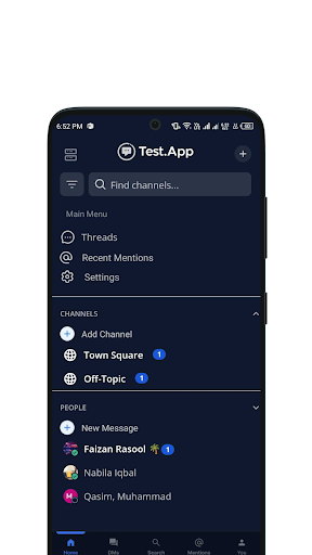 Android application InvoChat screenshort