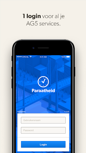 Android application AG5 Paraatheid screenshort