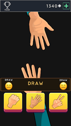 Android application Rock Paper Scissors screenshort
