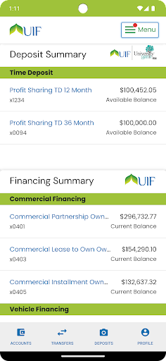 MyUIF Screen 2
