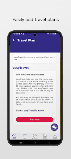 Eastlink Mobile My Account Screen 3
