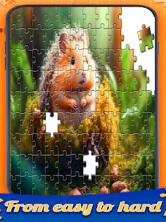 Hamster jigsaw match puzzle - Screenshot 3