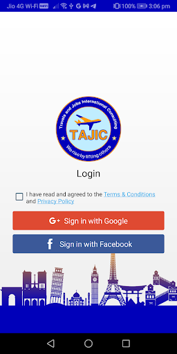 Android application STUDY AND WORK ABROAD screenshort