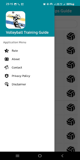 Volleyball Training Tips Guide Screen 2