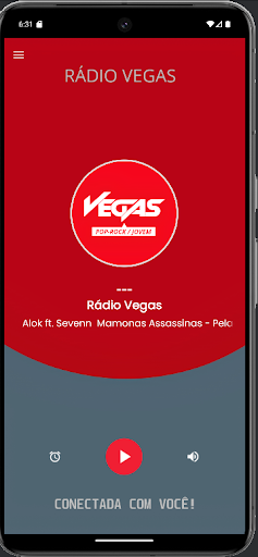Android application Rádio Vegas screenshort