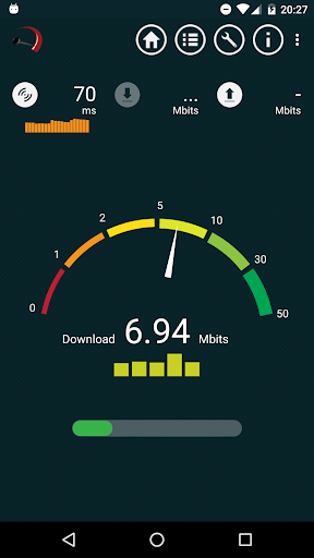 Speed test by Meter.Net (legac Screen 2