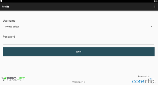 Android application Prolift Inspections & Cert App screenshort