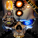 Steampunk Skull Free Wallpaper icon