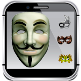 Anonymous Mask photo montage 2017 icon