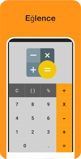 Android application Hesap makinesi screenshort
