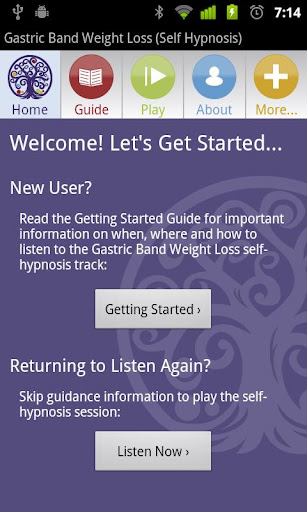 Android application Gastric Band Weight Loss screenshort