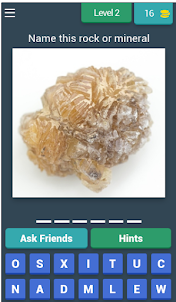 Quiz - Rocks and minerals