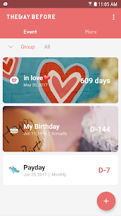 TheDayBefore (days countdown) v4.0.2 MOD APK (Premium/Unlocked) Free For Android 8