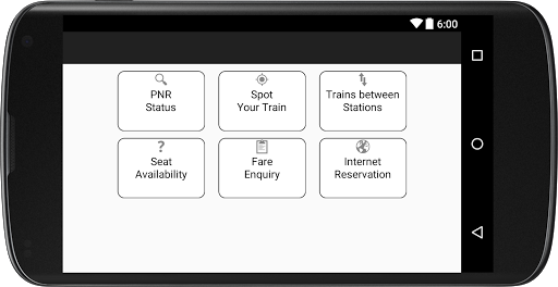 Indian Rail / PNR Status Screen 2