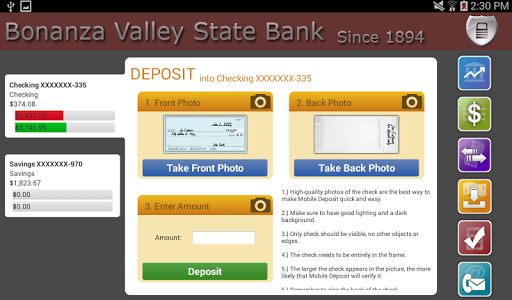 BVSB Tablet Banking Screenshot 3 - AppWisp.com