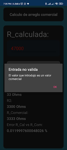 Arreglo Resistivo Comercial Screen 3
