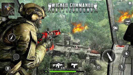 Wicked Army: 特殊部隊 ゲーム 銃撃戦 戦争の