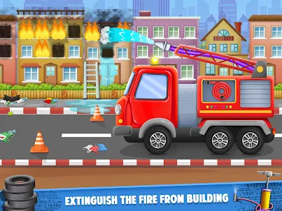 Kids Road Cleaner Rescue Game