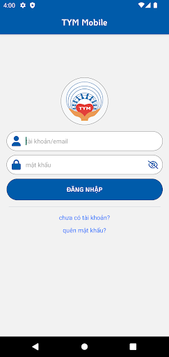 TYM Mobile Screenshot