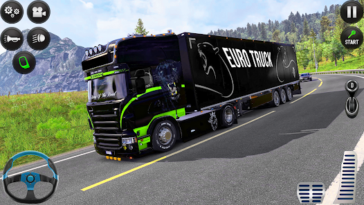 Euro Truck Simulator driving  screenshots 6