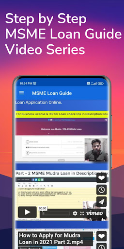 Android application MSME Loan Guide by WealthDekho screenshort