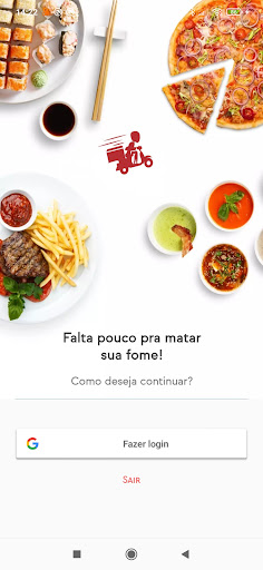Android application Meu Delivery App screenshort