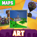 Cover Image of ดาวน์โหลด Art Maps for Minecraft PE 1.0 APK